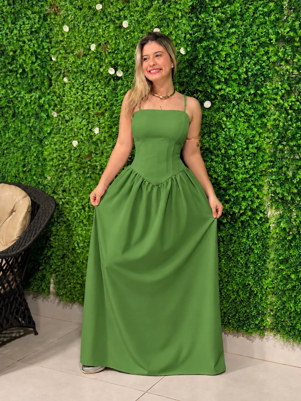 VESTIDO VALENTINA VERDE