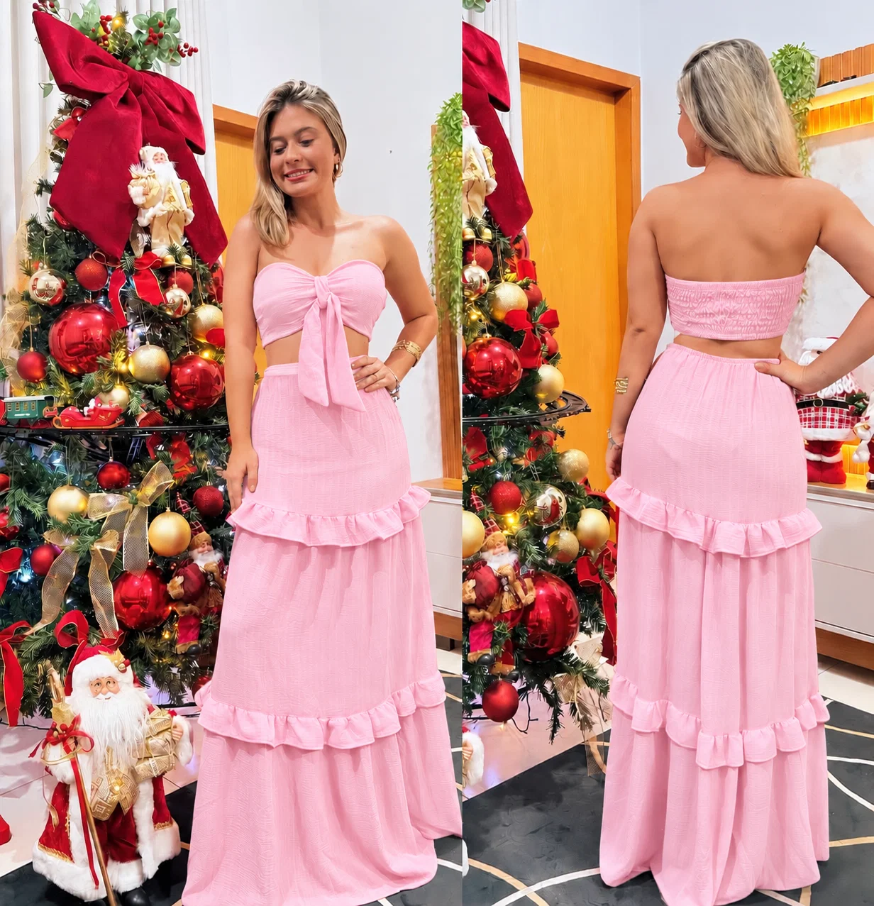 CONJUNTO PATY ROSA BEBÊ