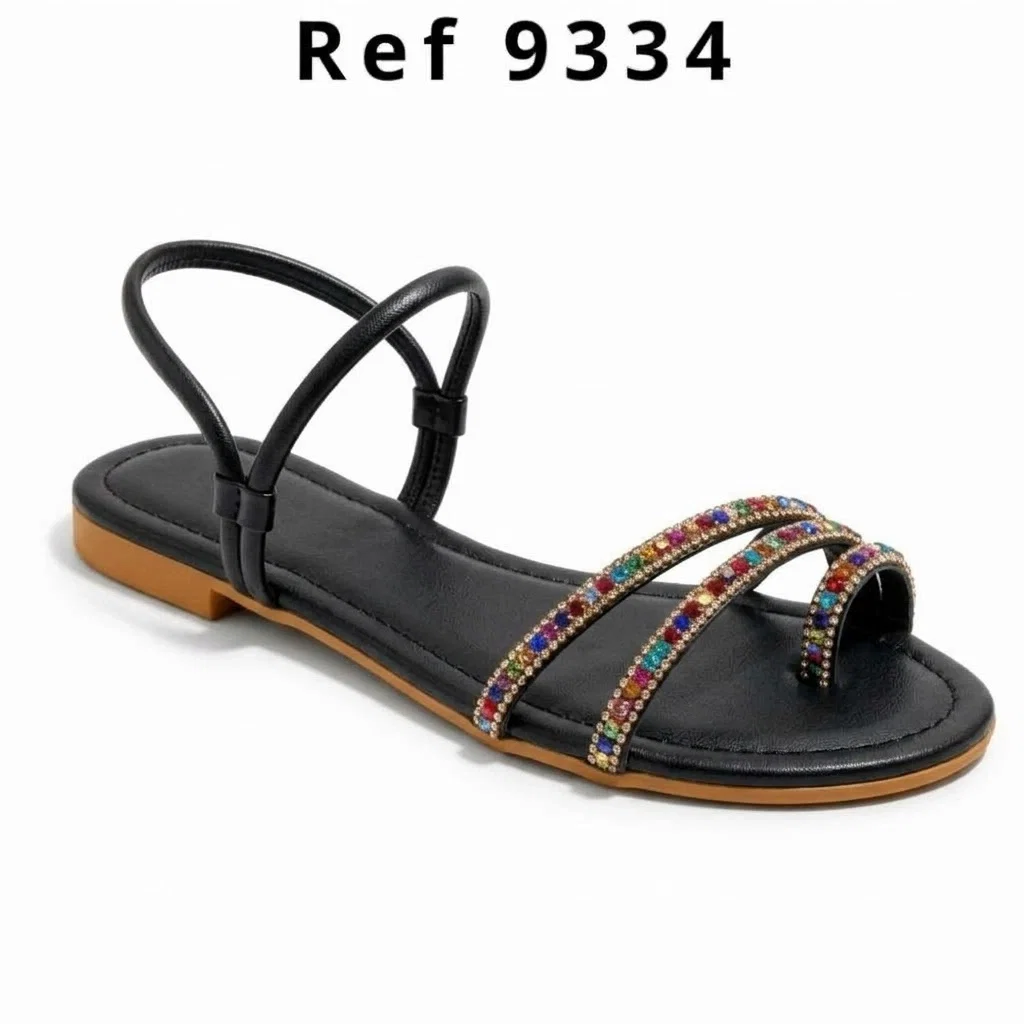 Sandalia Pop Poc strass color